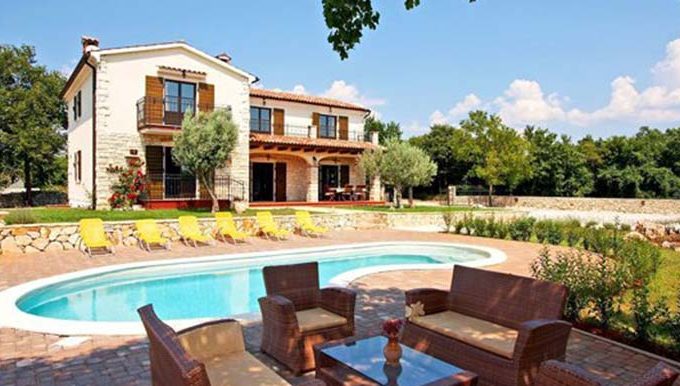 Mediterranische Villa in Istrien